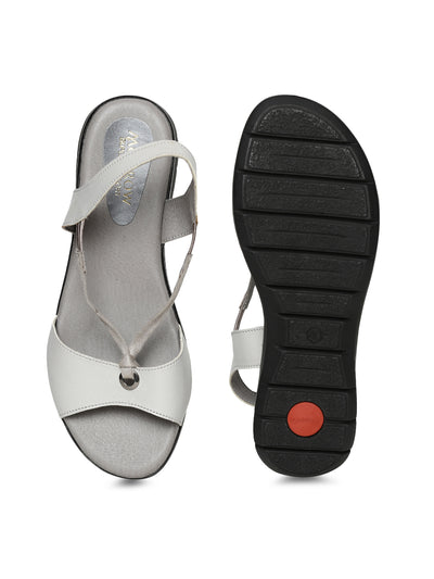 Aubriella Grey Flats