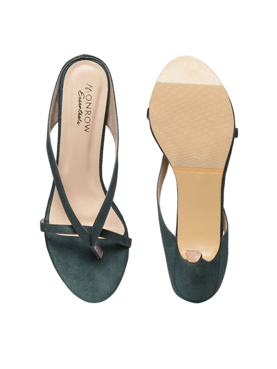 Liv Green Kitten Heel