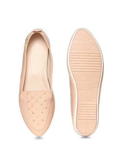 Clindy Nude Ballet Flats