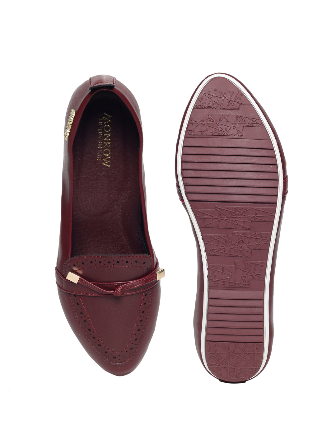 Denise Maroon Ballet Flats