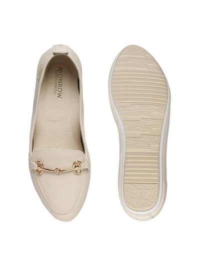 Agnes Beige Ballet Flats