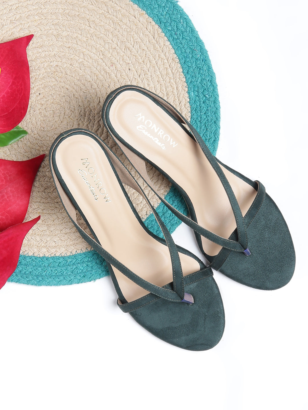 Liv Green Kitten Heel