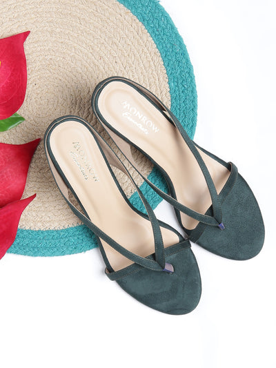 Liv Green Kitten Heel