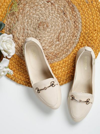 Agnes Beige Ballet Flats