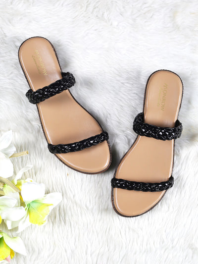Eliza Black Flats