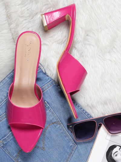 Blushy Pink Block Heels