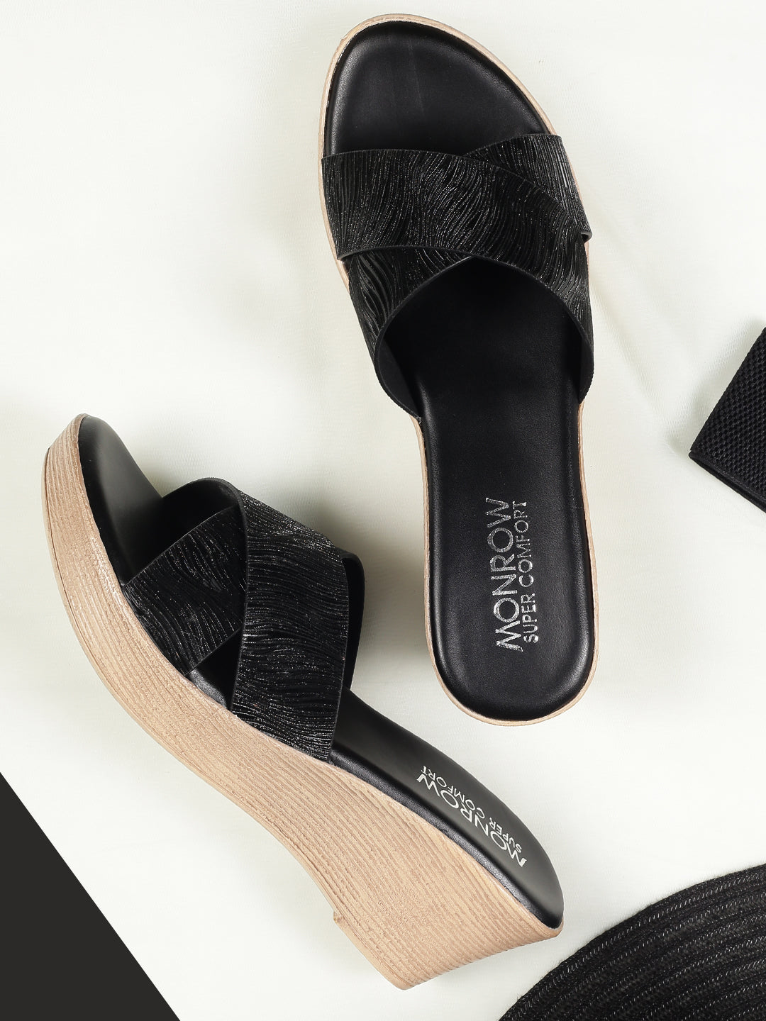 Lanna Black Heels â Monrow Shoes