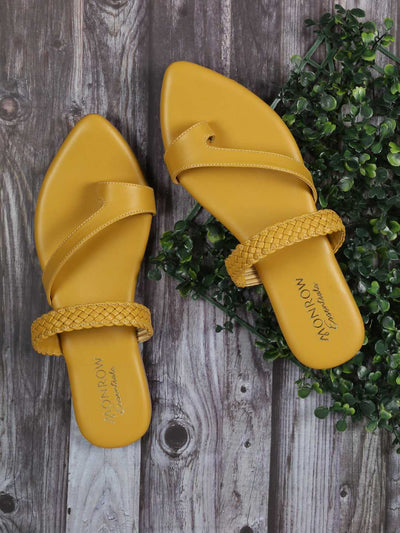 Ada Mustard Yellow Flats