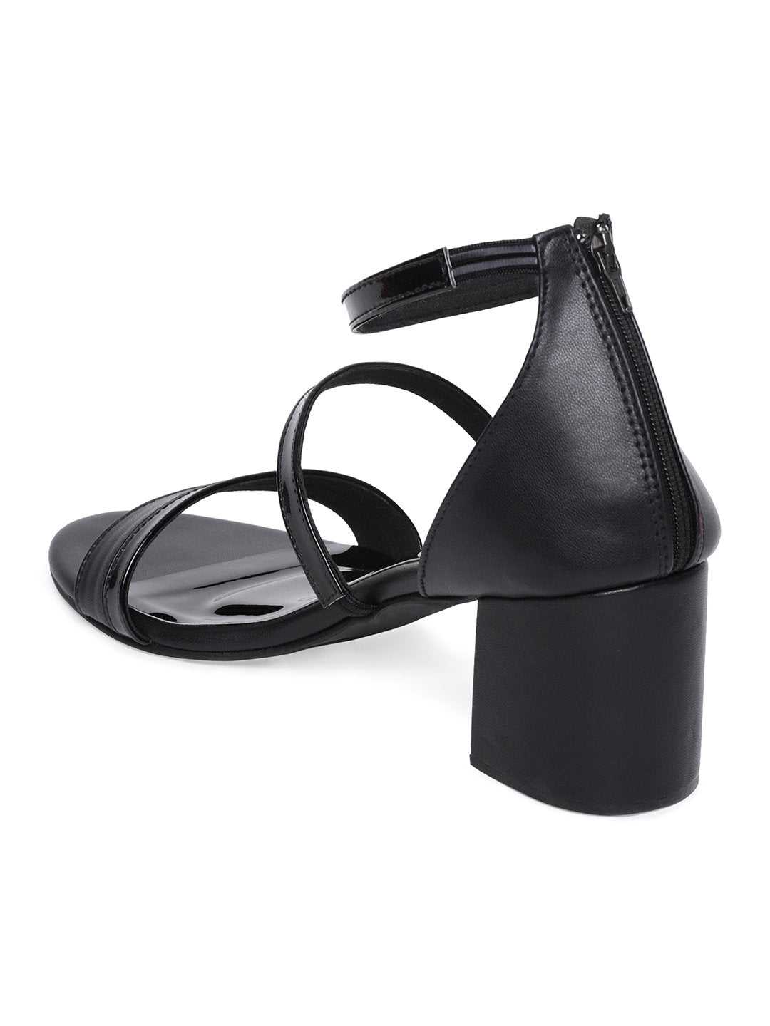 Addisyn Black Block Heel