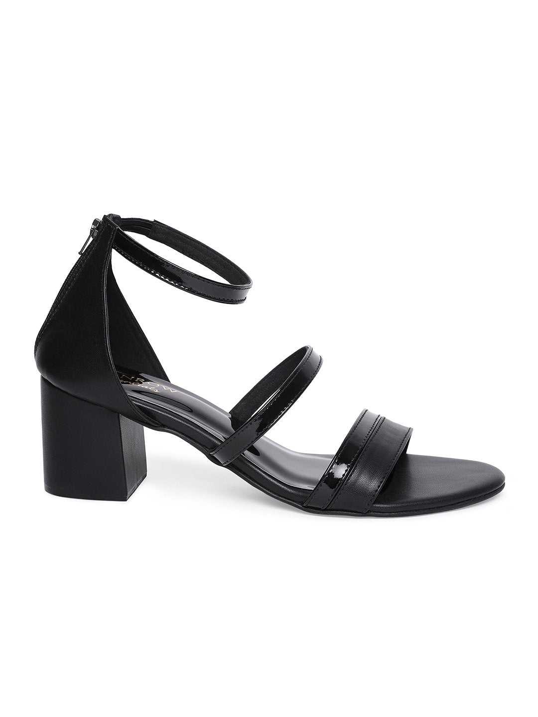 Addisyn Black Block Heel