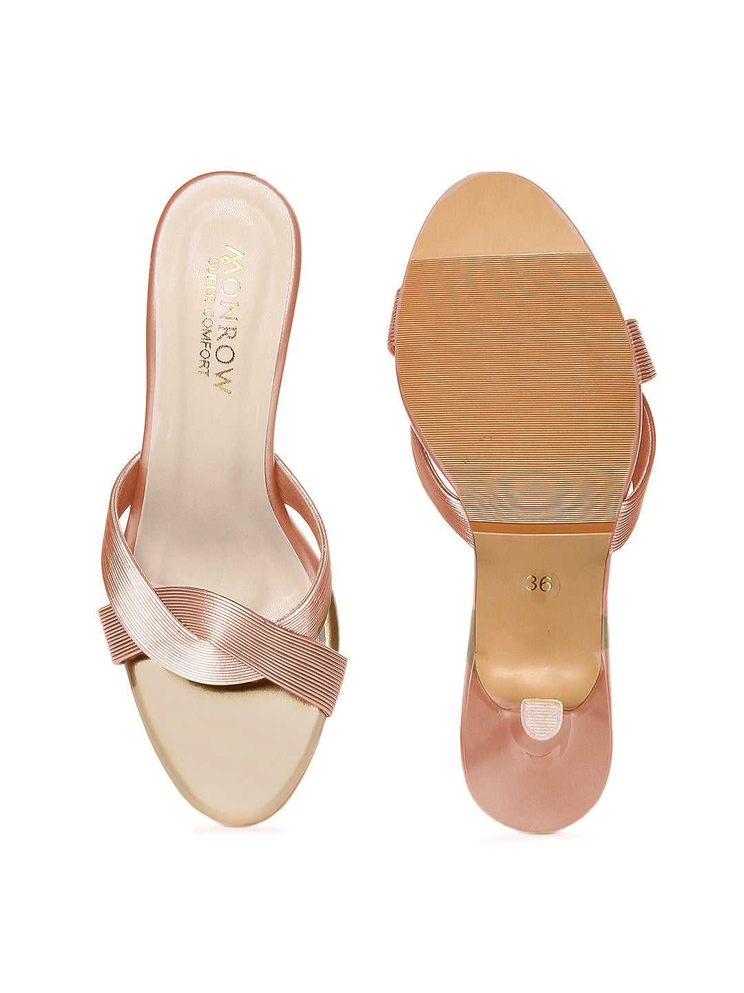 Allana Rose Gold Kitten Heel - Main Image