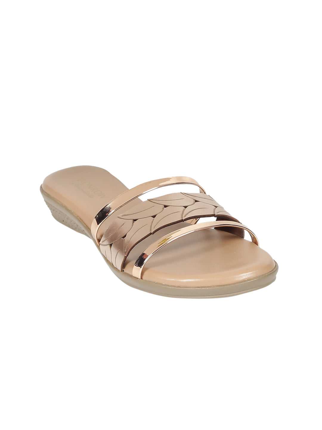 Aurora Rose Gold Flats