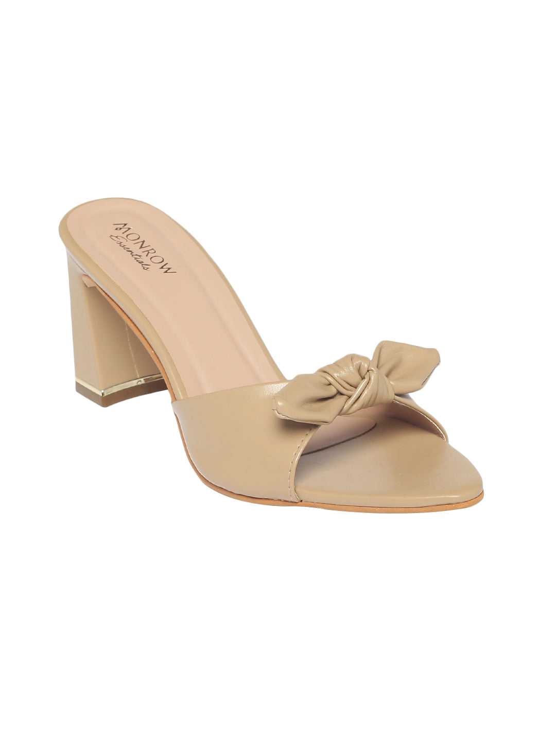 Averele Beige Block Heel