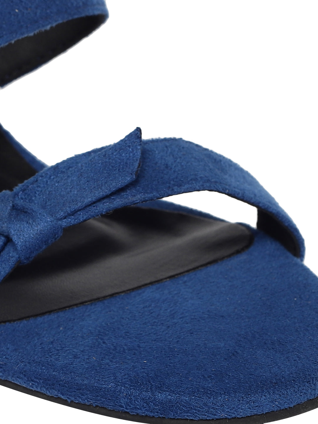 Emory Ink Blue Block Heel