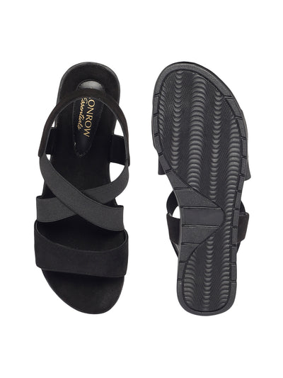 Emel Black Sandals