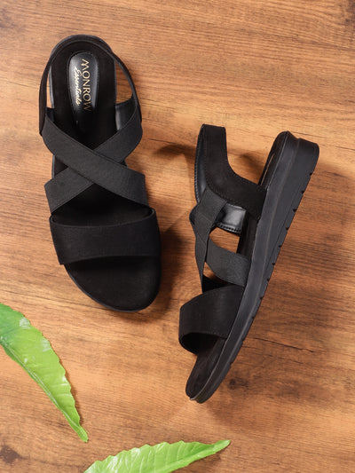 Emel Black Sandals