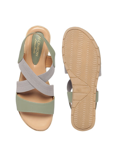Esen Green Sandals