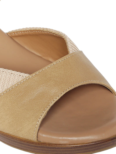 Geogette Beige Heels
