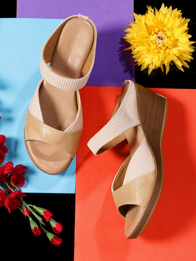 Geogette Beige Heels