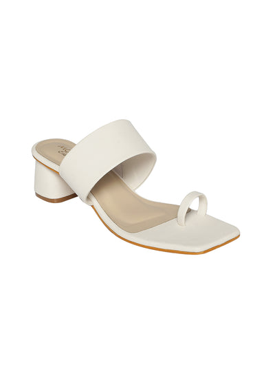 Sorina White Heels