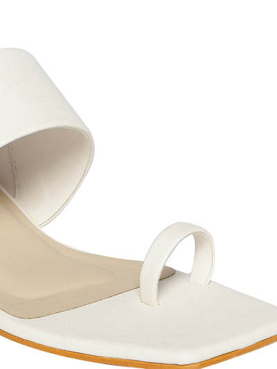 Sorina White Heels
