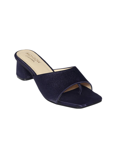 Odeta Navy Blue Heels