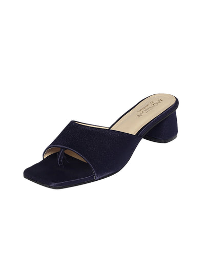 Odeta Navy Blue Heels