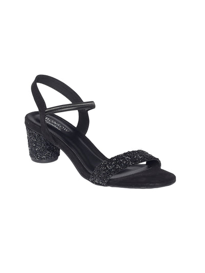 Harper Black Block Heels