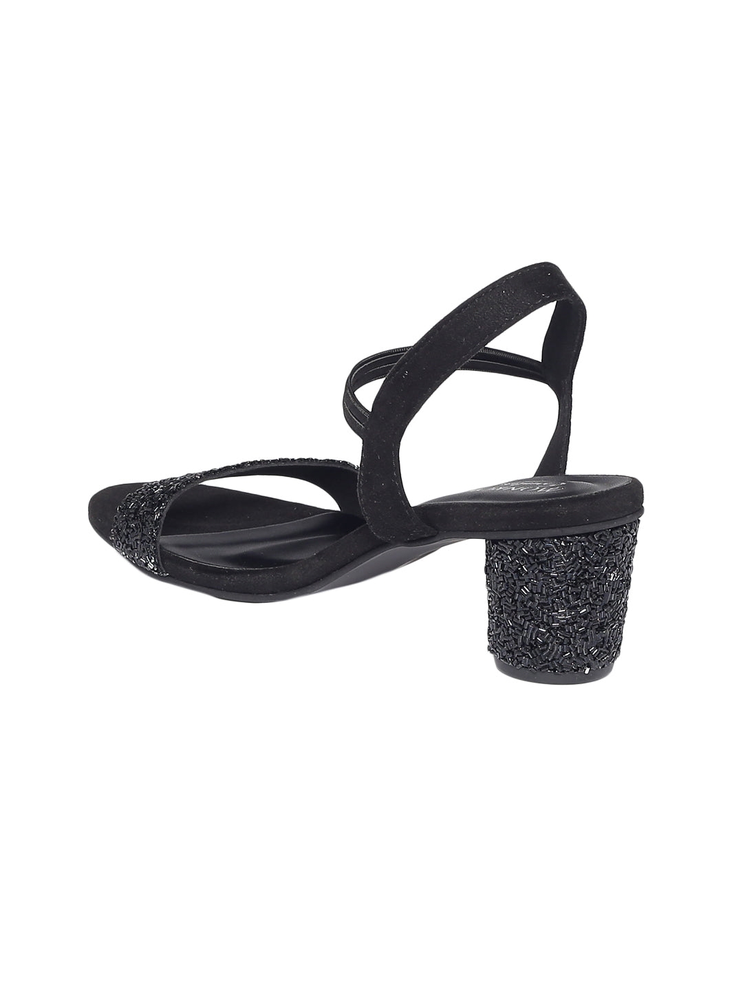 Harper Black Block Heels