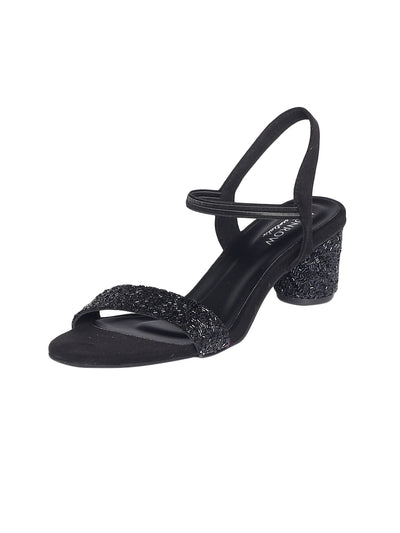 Harper Black Block Heels