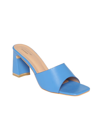 Kimi Blue Block Heels