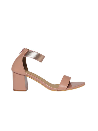 Tiana Pink Block Heels