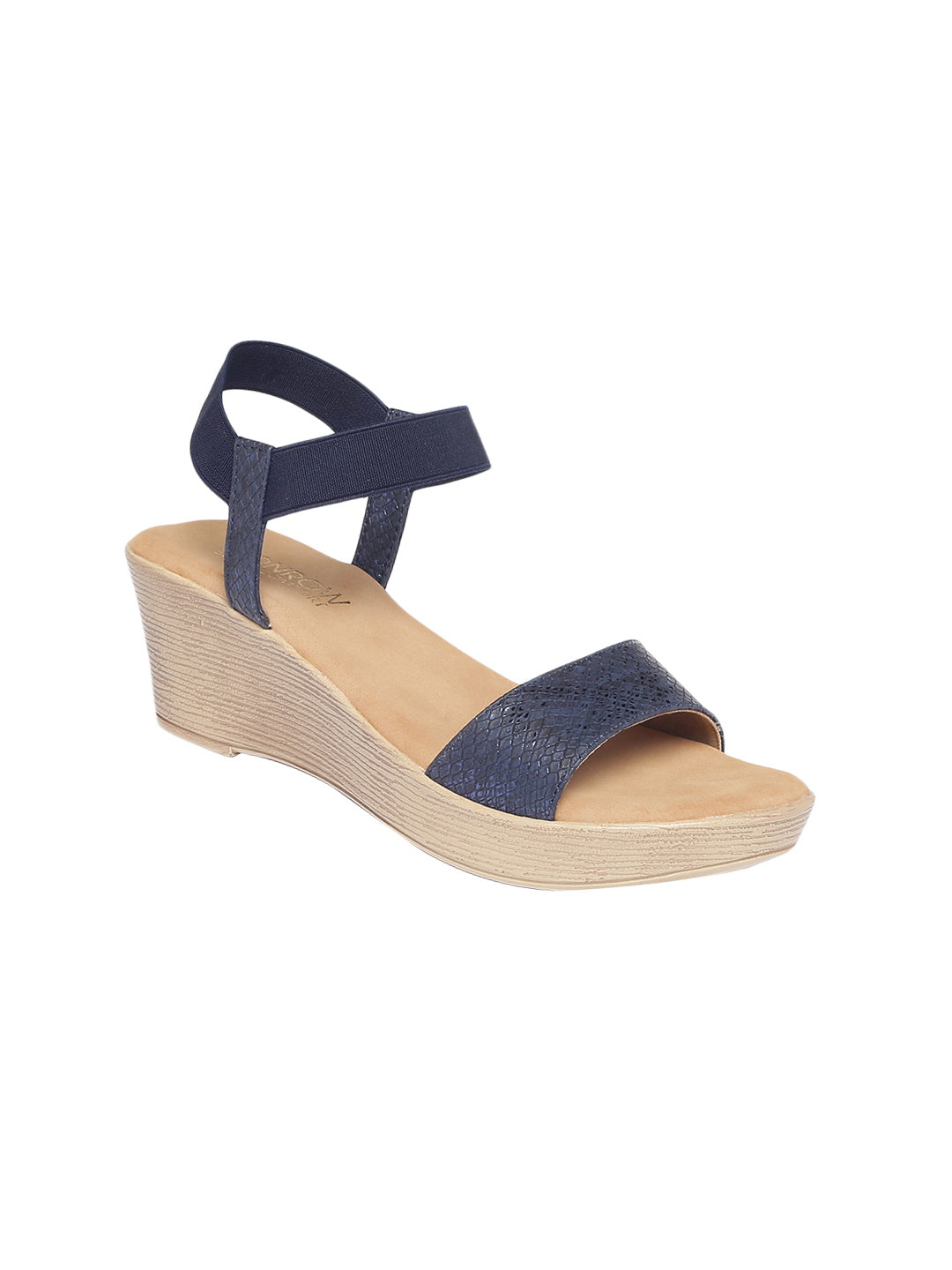 Crina Navy Blue Heels