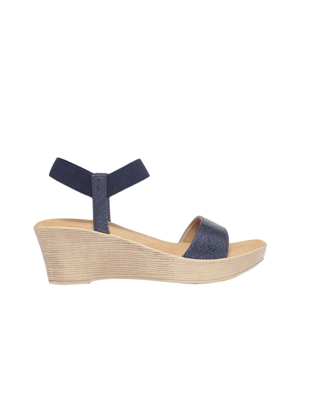 Crina Navy Blue Heels