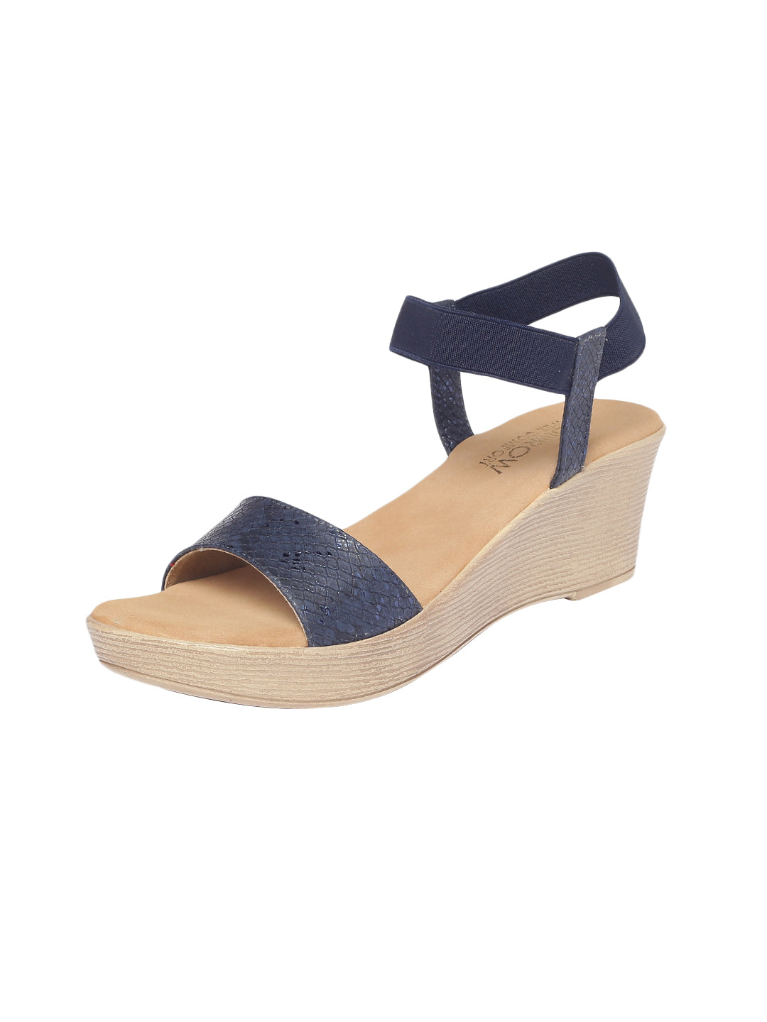 Crina Navy Blue Heels