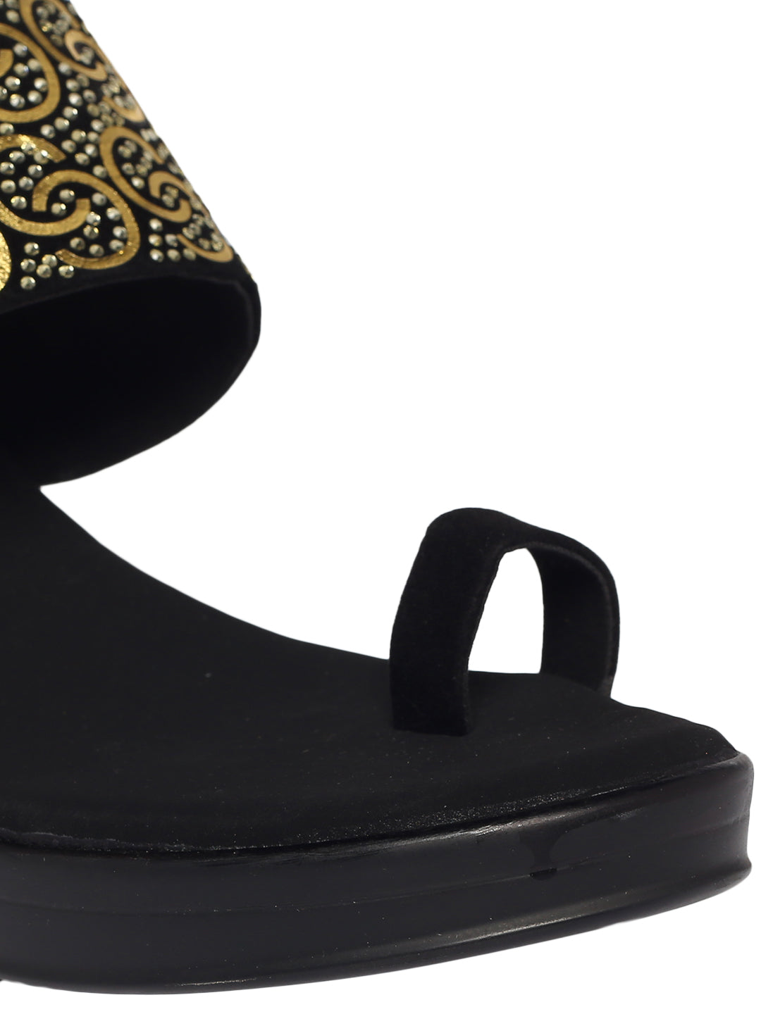 Gianna Gold Wedge