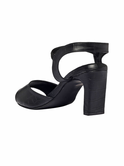 Sora Black Block Heels