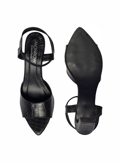 Sora Black Block Heels