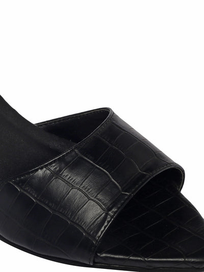 Sora Black Block Heels
