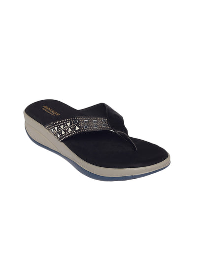 Aana Black Heel