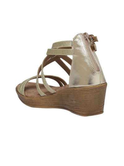 Lizette Gold Heels