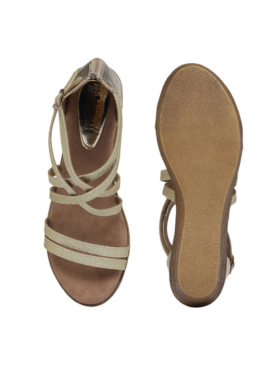 Lizette Gold Heels