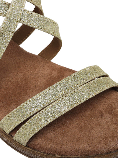 Lizette Gold Heels