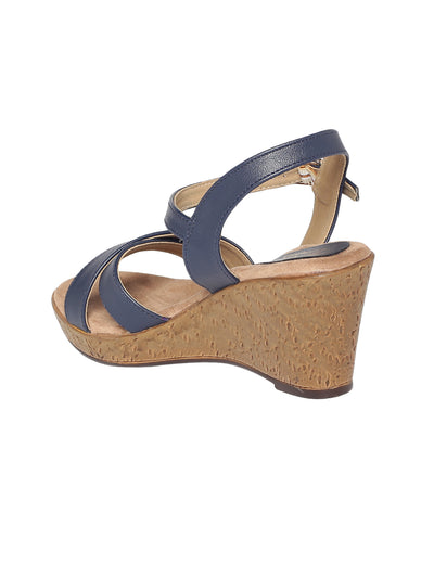 Minette Navy Blue Heel