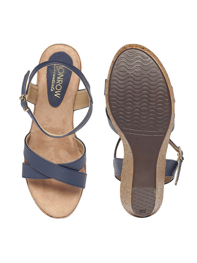 Minette Navy Blue Heel