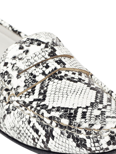 Irene White Loafers