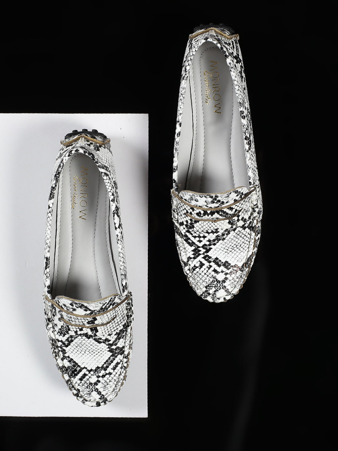 Irene White Loafers