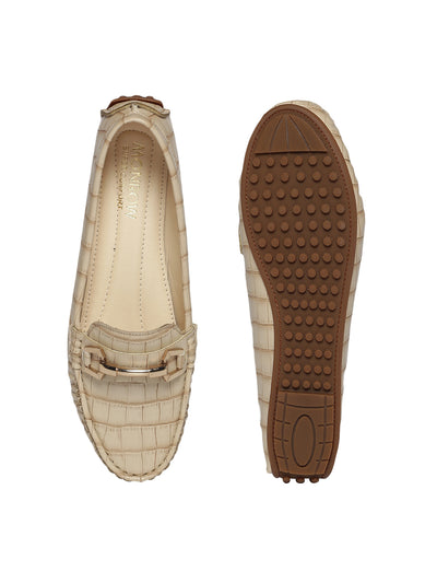 Lupe Beige Loafers