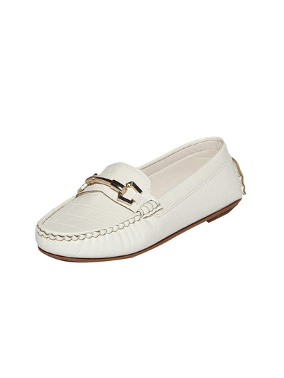 Lupe White Loafers
