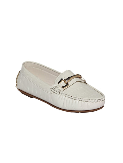 Lupe White Loafers